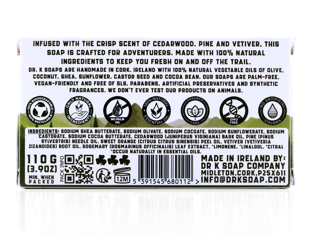 Woodland Soap, PALM-FREE, 110g (3.9oz)