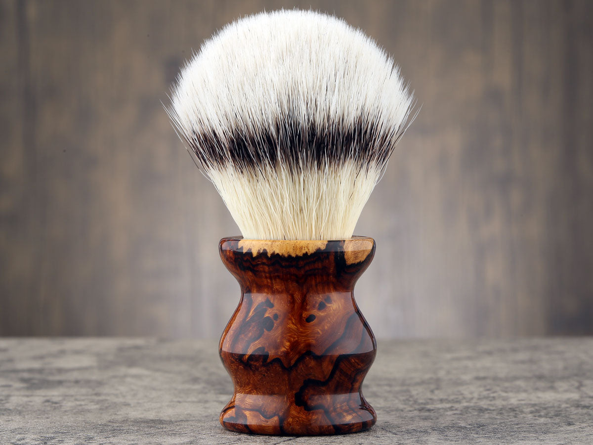 Wooden Shaving Brush - Arizona Desert Ironwood Burl - Handmade in Ireland