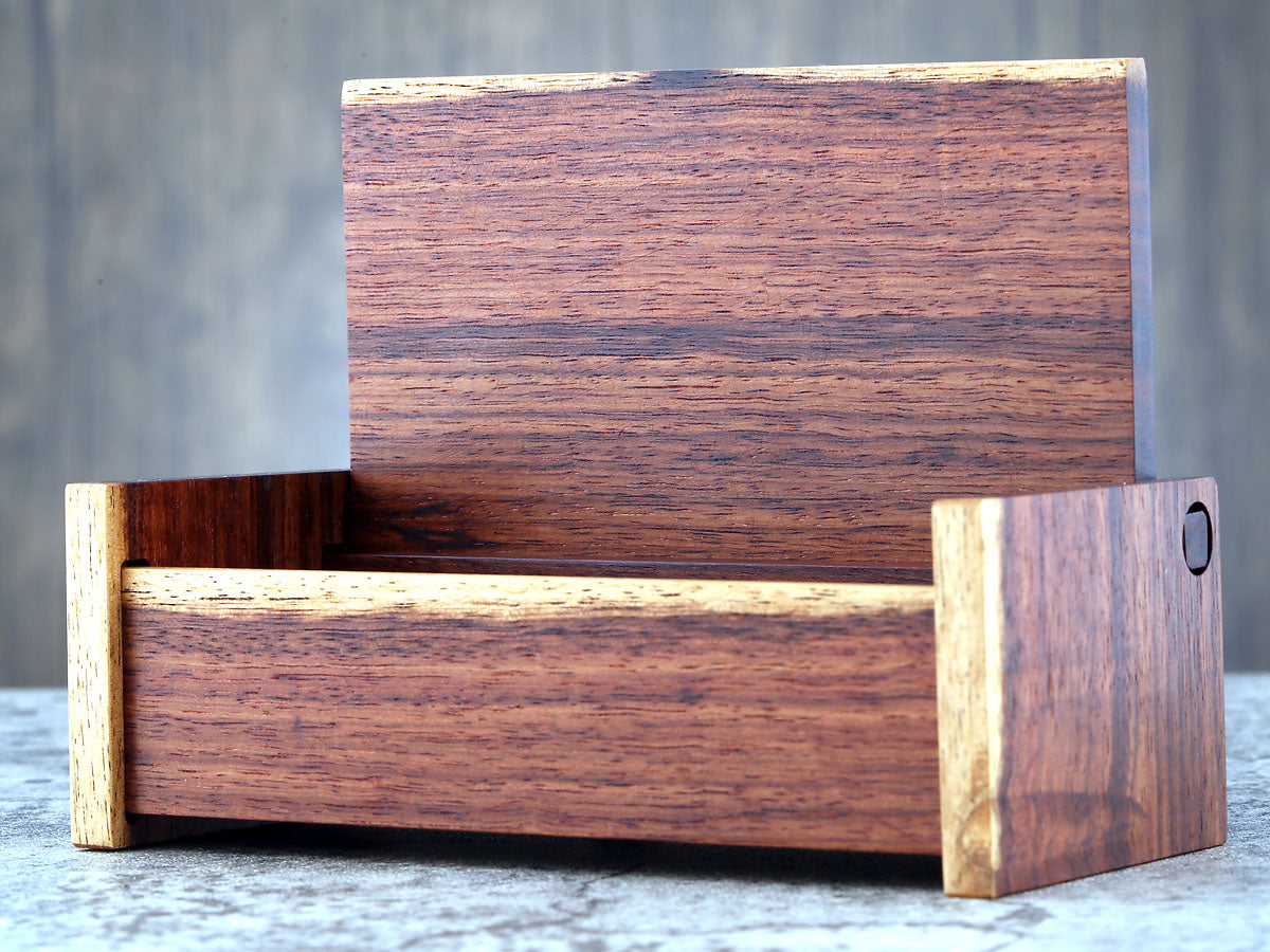 Safety Razor/Keepsake Storage Box - Tree of Life - Santos Rosewood - Handmade in Ireland