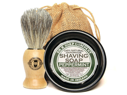 Shaving Soap, Brush & Bowl Set