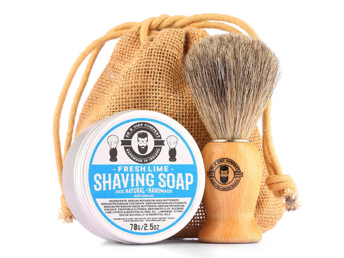 Shaving Soap & Brush Set
