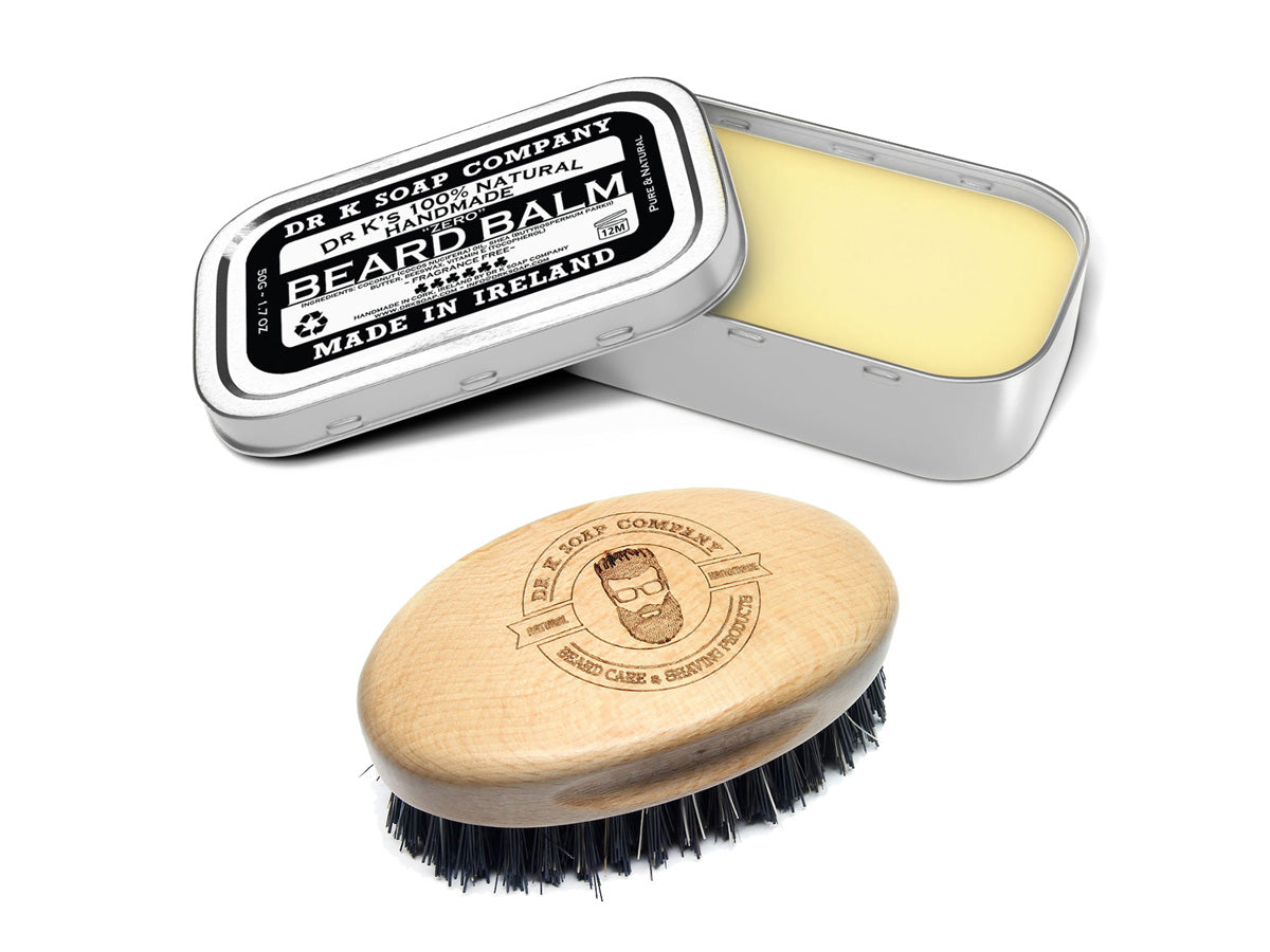 Beard Balm & Brush Kit