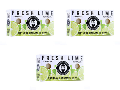 Dr K's Body Soap Fresh Lime 3-Pack, 3x110g (3.9oz)