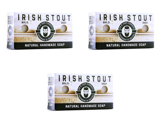 Dr K's Body Soap Irish Stout 3-Pack, 3x110g (3.9oz)