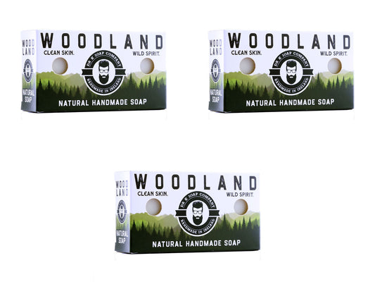 Dr K's Body Soap Woodland 3-Pack, 3x110g (3.9oz)