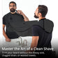 BEARD KING Beard Bib - Facial Hair Catcher for Men - 1 Size Fits All