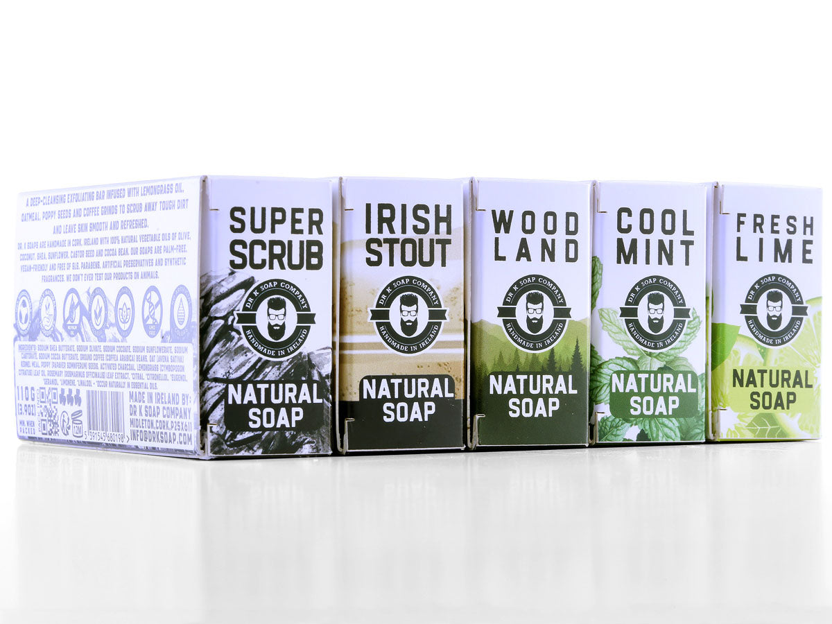 Dr K's Body Soap Collection, 5x110g (3.9oz)