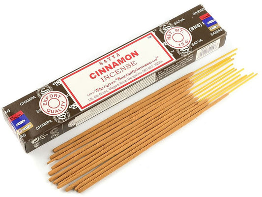Satya Incense Sticks, Cinnamon, 15g