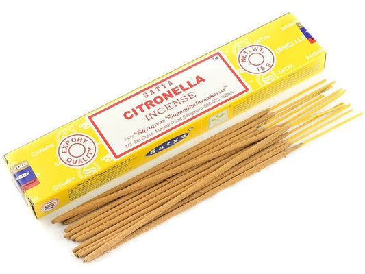 Satya Incense Sticks, Citronella, 15g