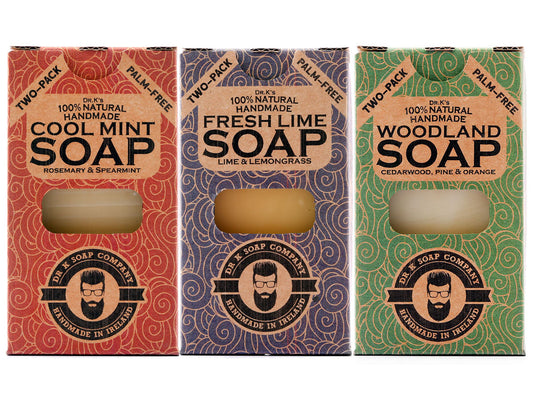 Dr K's Signature Scents Soap Collection, 3x TWO-PACK (2x114g/4oz)