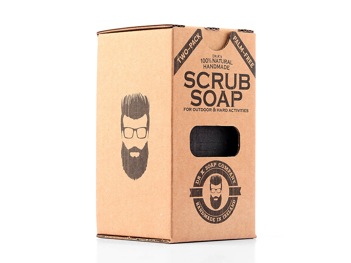 Scrub Soap, PALM-FREE, TWO-PACK, 2x112g (2x4oz)