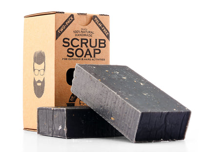 Scrub Soap, PALM-FREE, TWO-PACK, 2x112g (2x4oz)