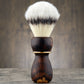 Wooden Shaving Brush - Ringed Gidgee & Brass - Handmade in Ireland