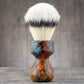 Wooden Shaving Brush - Box Elder Burl - Handmade in Ireland