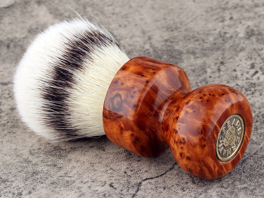 Wooden Shaving Brush - Thuya Burl 2 - Handmade in Ireland