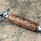 Wooden Safety Razor - Spalted Guava Wood - Handmade in Ireland