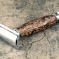 Wooden Safety Razor - Spalted Guava Wood - Handmade in Ireland