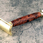Wooden Safety Razor - Chechen Burl II - Handmade in Ireland