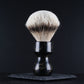 Wooden Shaving Brush - Black & Gold Stone & Resin - Handmade in Ireland