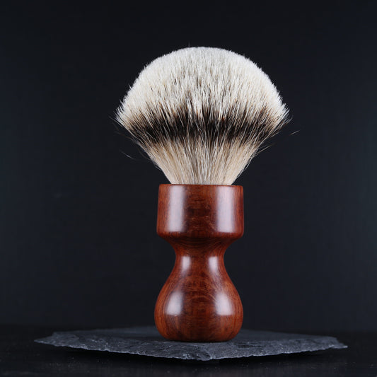 Wooden Shaving Brush - Lace Sheoak - Handmade in Ireland