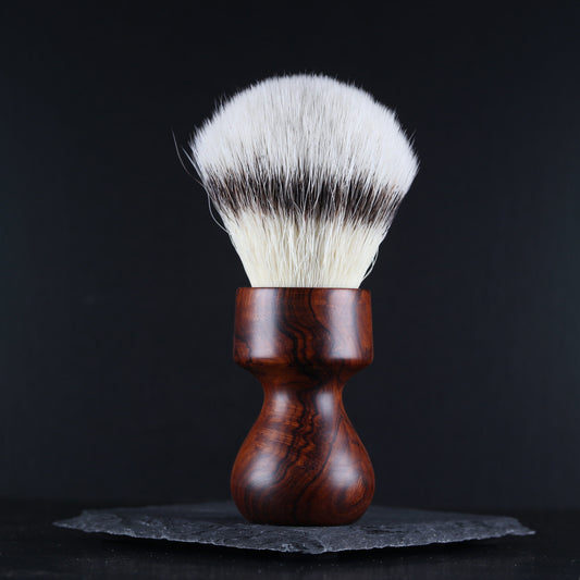 Wooden Shaving Brush - Ironwood Burl - Handmade in Ireland