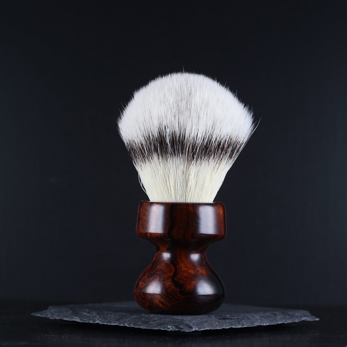 Wooden Shaving Brush - Ironwood Burl - Handmade in Ireland