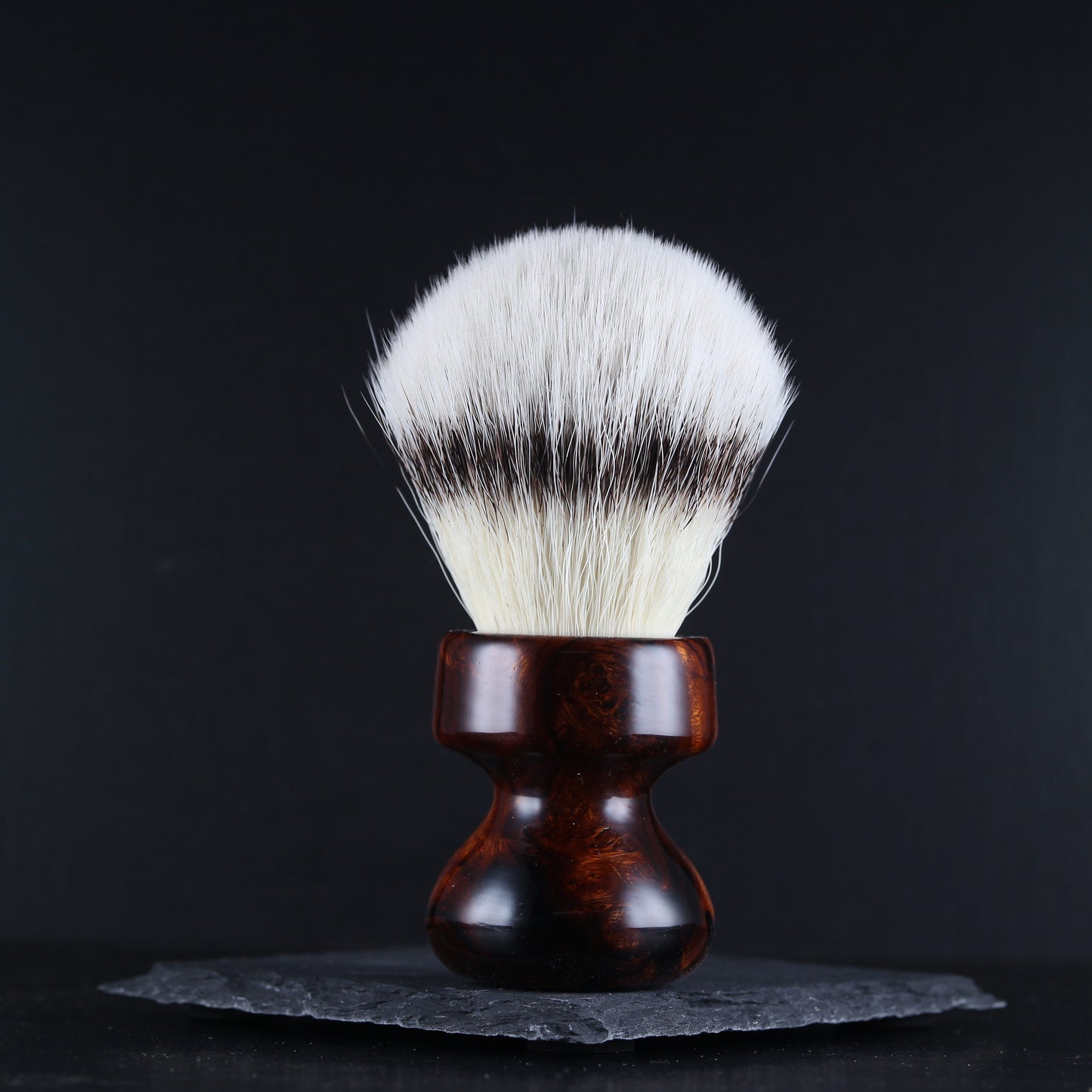 Wooden Shaving Brush - Ironwood Burl - Handmade in Ireland