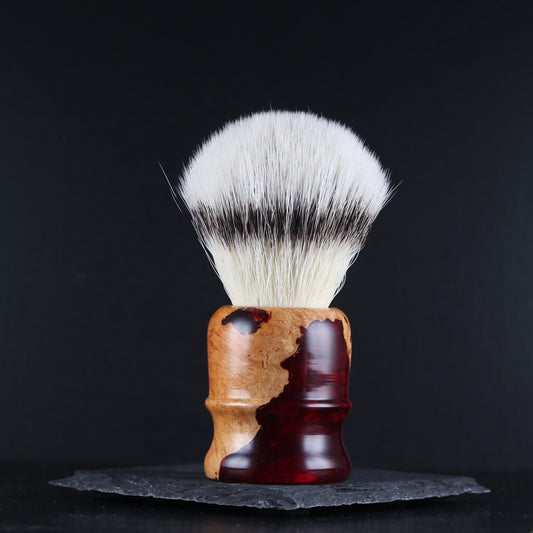 Wooden Shaving Brush - Briar Burl - Handmade in Ireland