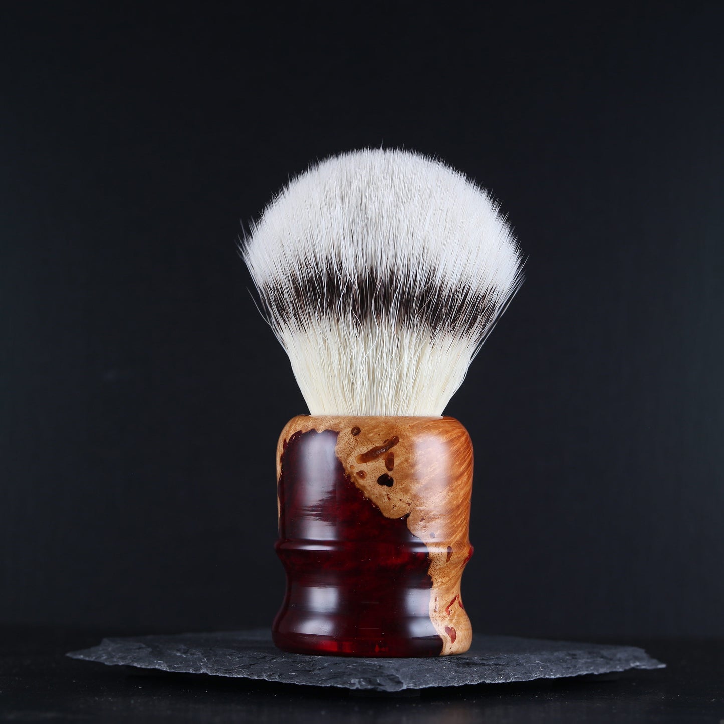 Wooden Shaving Brush - Briar Burl - Handmade in Ireland