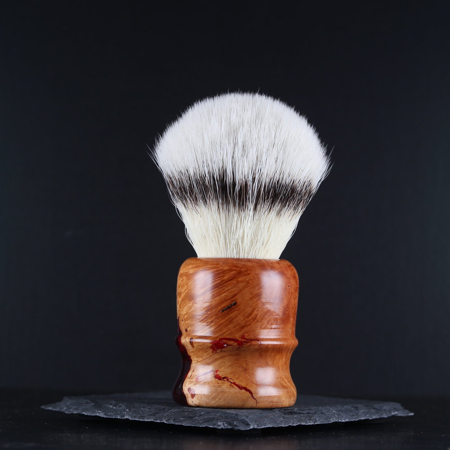 Wooden Shaving Brush - Briar Burl - Handmade in Ireland