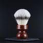 Wooden Shaving Brush - 2-Tone Fire Amboyna Burl - Handmade in Ireland