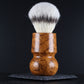 Wooden Shaving Brush - Teak Burl - Handmade in Ireland