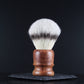 Wooden Shaving Brush - 2-Tone Amboyna Burl - Handmade in Ireland