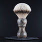 Wooden Shaving Brush & Stand - Buckeye Burl - Handmade in Ireland