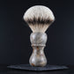 Wooden Shaving Brush & Stand - Buckeye Burl - Handmade in Ireland