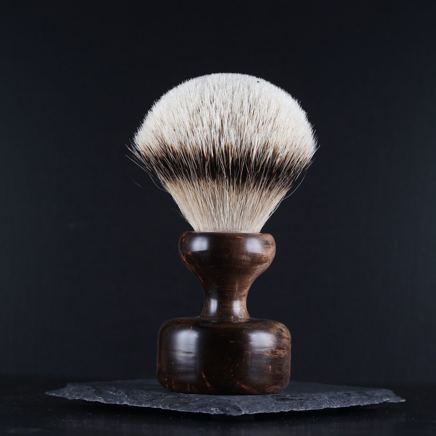 Wooden Shaving Brush - Karelian Birch - Handmade in Ireland
