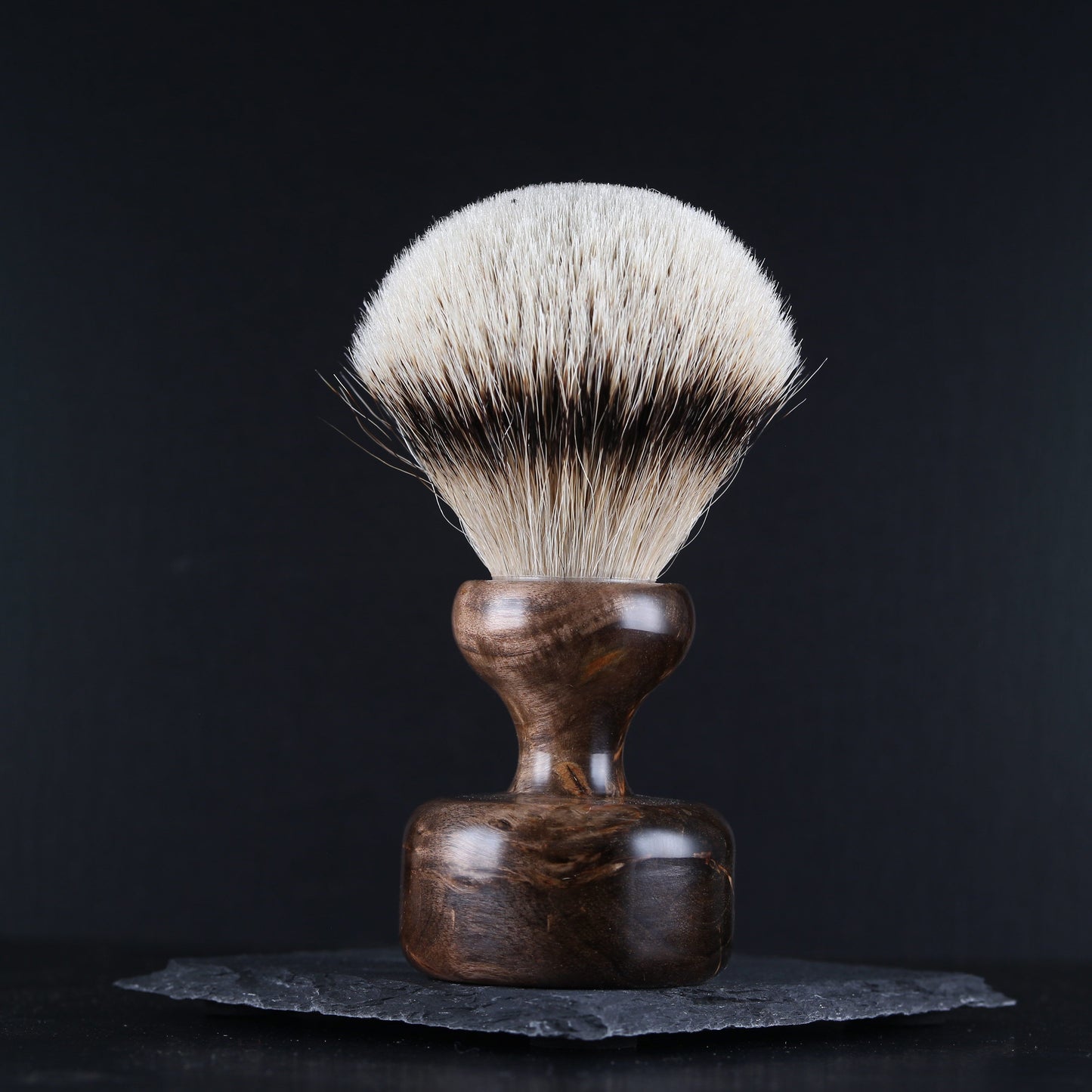 Wooden Shaving Brush - Karelian Birch - Handmade in Ireland