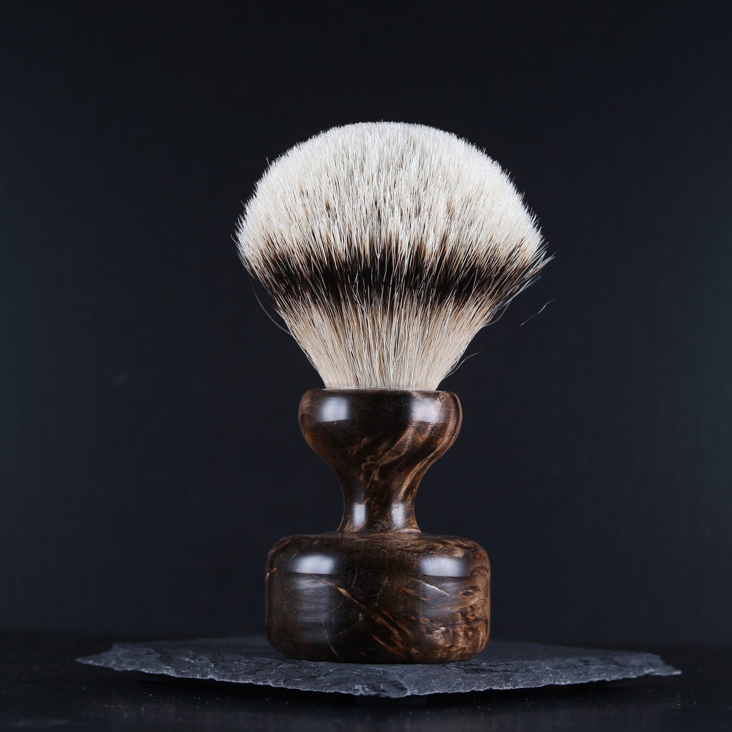 Wooden Shaving Brush - Karelian Birch - Handmade in Ireland