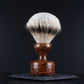 Wooden Shaving Brush - Dark Amboyna Burl - Handmade in Ireland