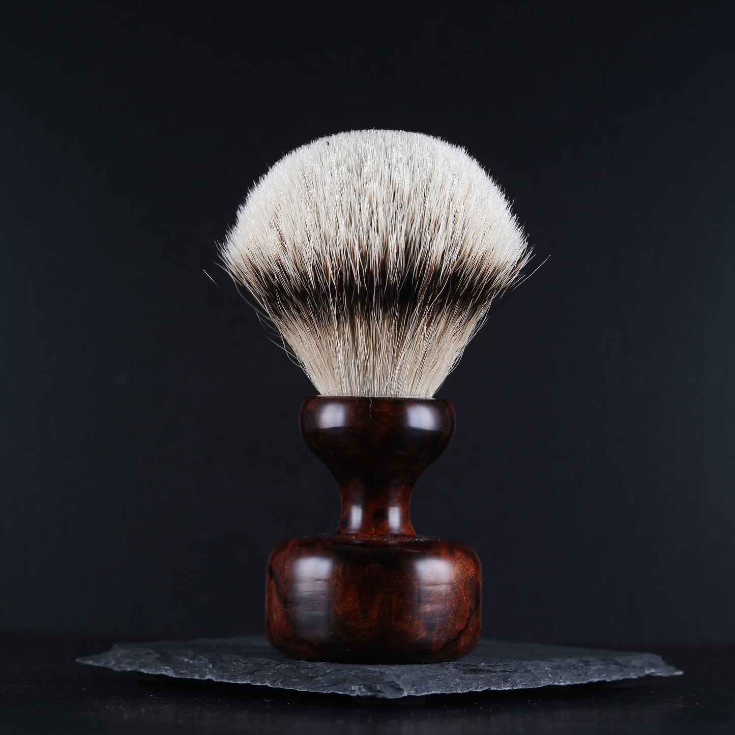 Wooden Shaving Brush - Ironwood Burl - Handmade in Ireland