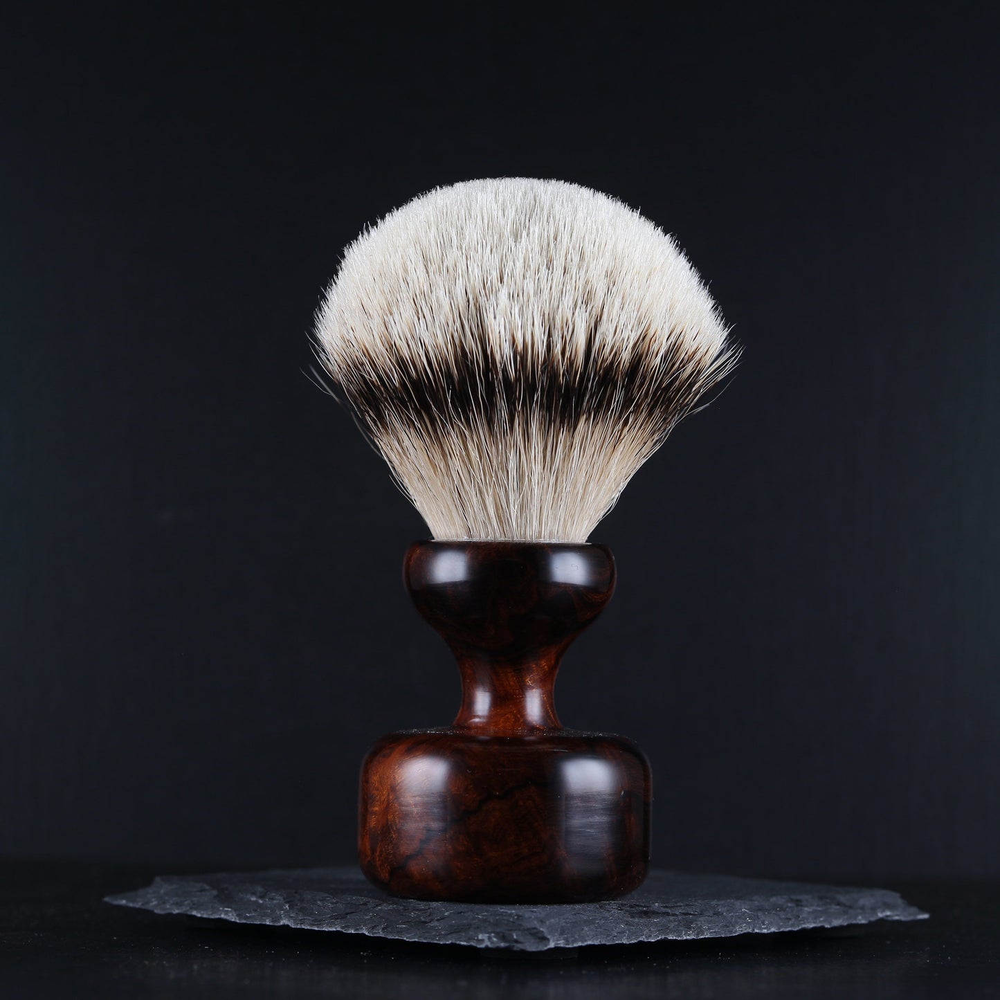 Wooden Shaving Brush - Ironwood Burl - Handmade in Ireland