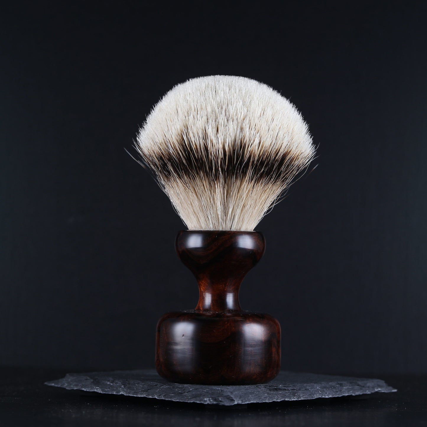 Wooden Shaving Brush - Ironwood Burl - Handmade in Ireland