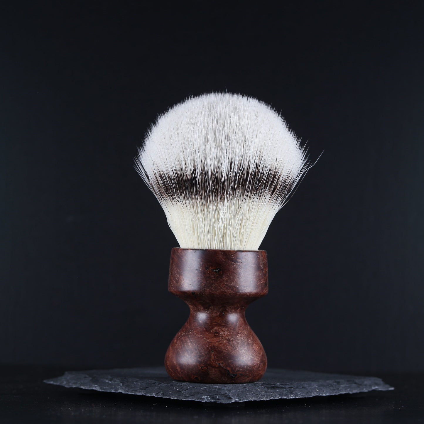 Wooden Shaving Brush - Ceylon Oak Burl - Handmade in Ireland