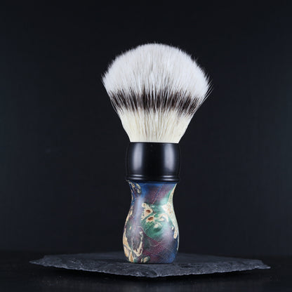 Wooden Shaving Brush - Maple Burl - Handmade in Ireland