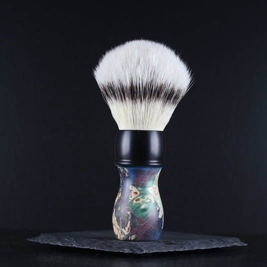 Wooden Shaving Brush - Maple Burl - Handmade in Ireland