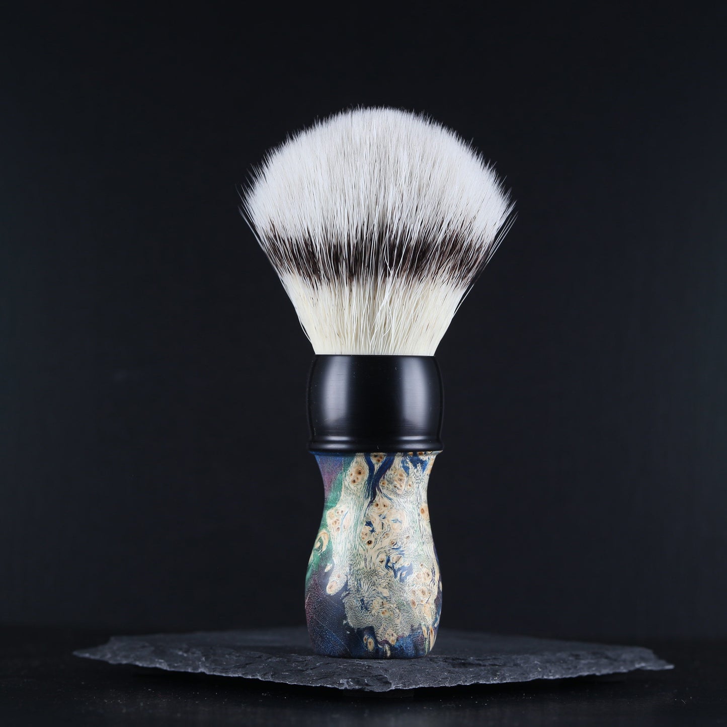 Wooden Shaving Brush - Maple Burl - Handmade in Ireland