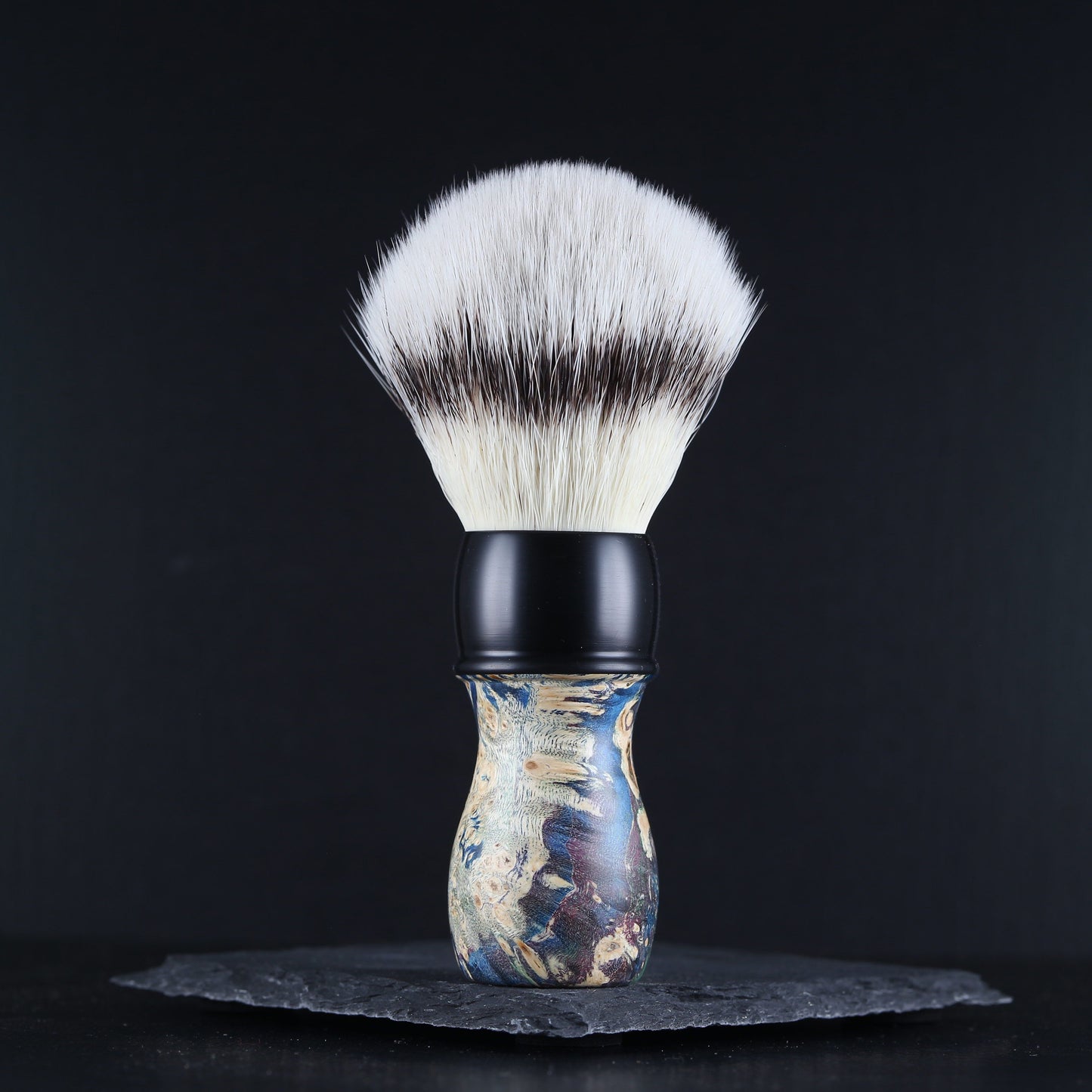 Wooden Shaving Brush - Maple Burl - Handmade in Ireland