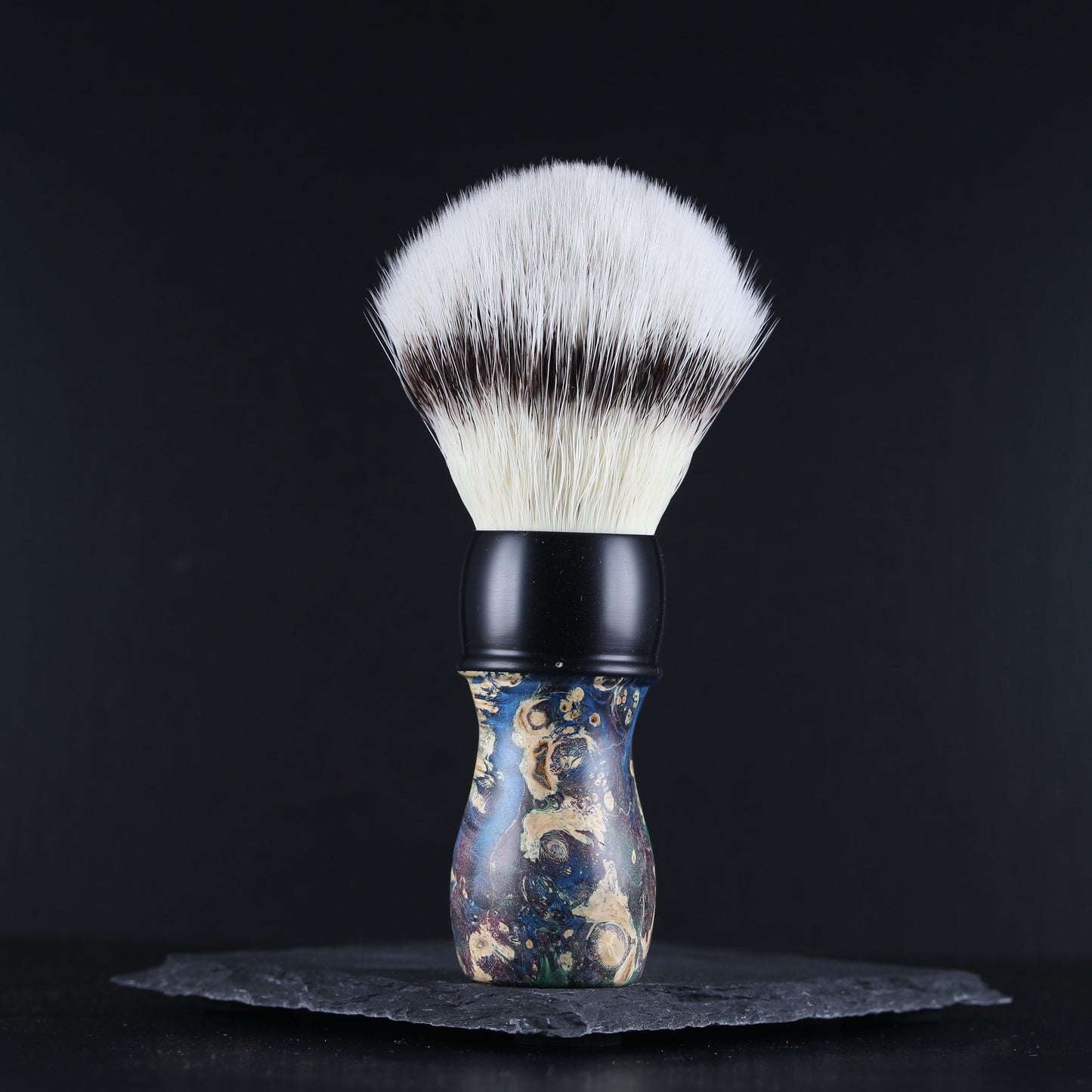 Wooden Shaving Brush - Maple Burl - Handmade in Ireland