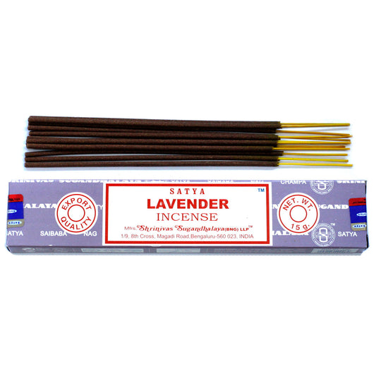Satya Incense Sticks, Lavender, 15g