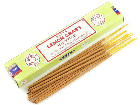 Satya Incense Sticks, Lemon Grass, 15g